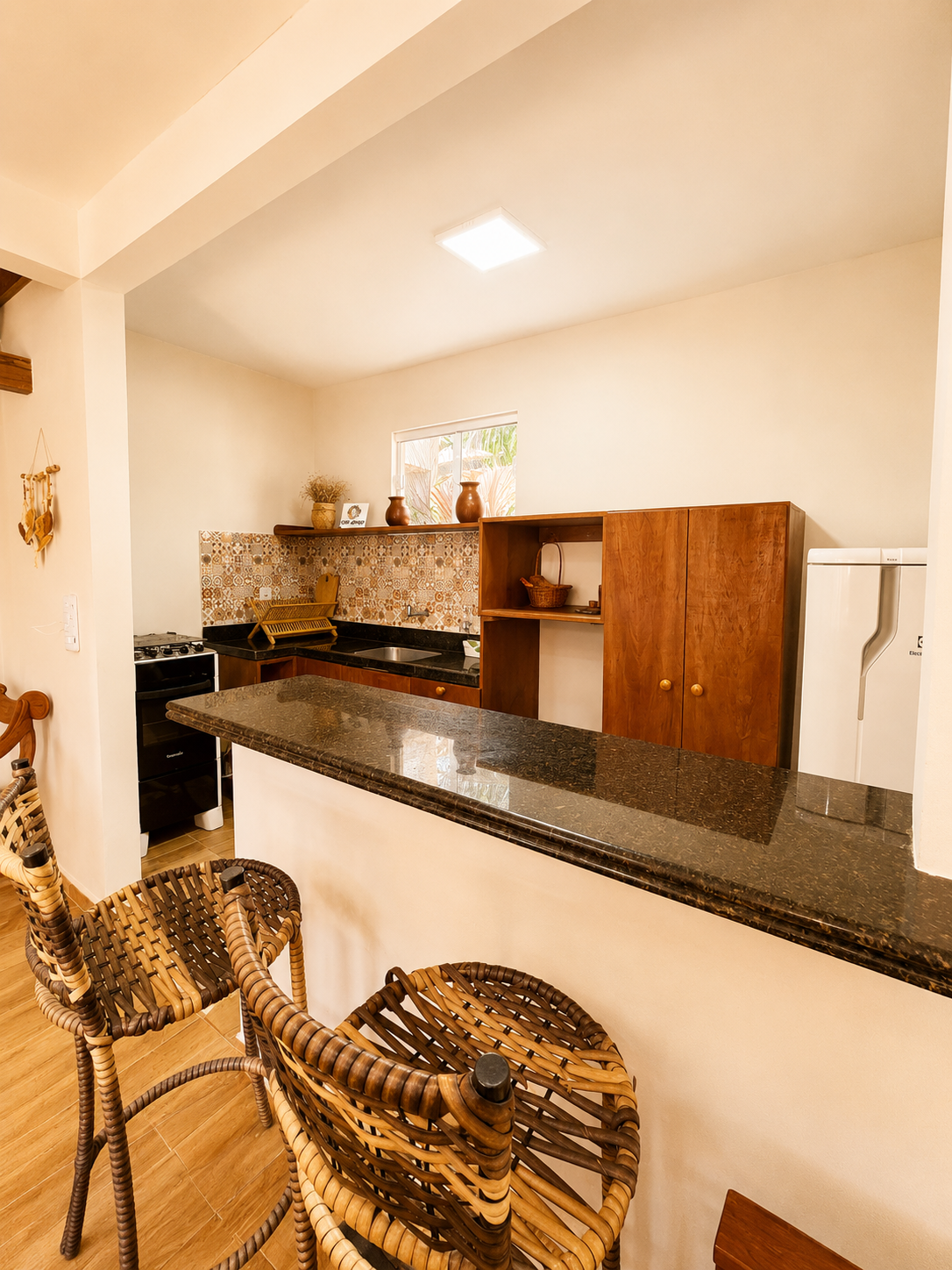 Cozinha integrada do Quarto Duplex Confort